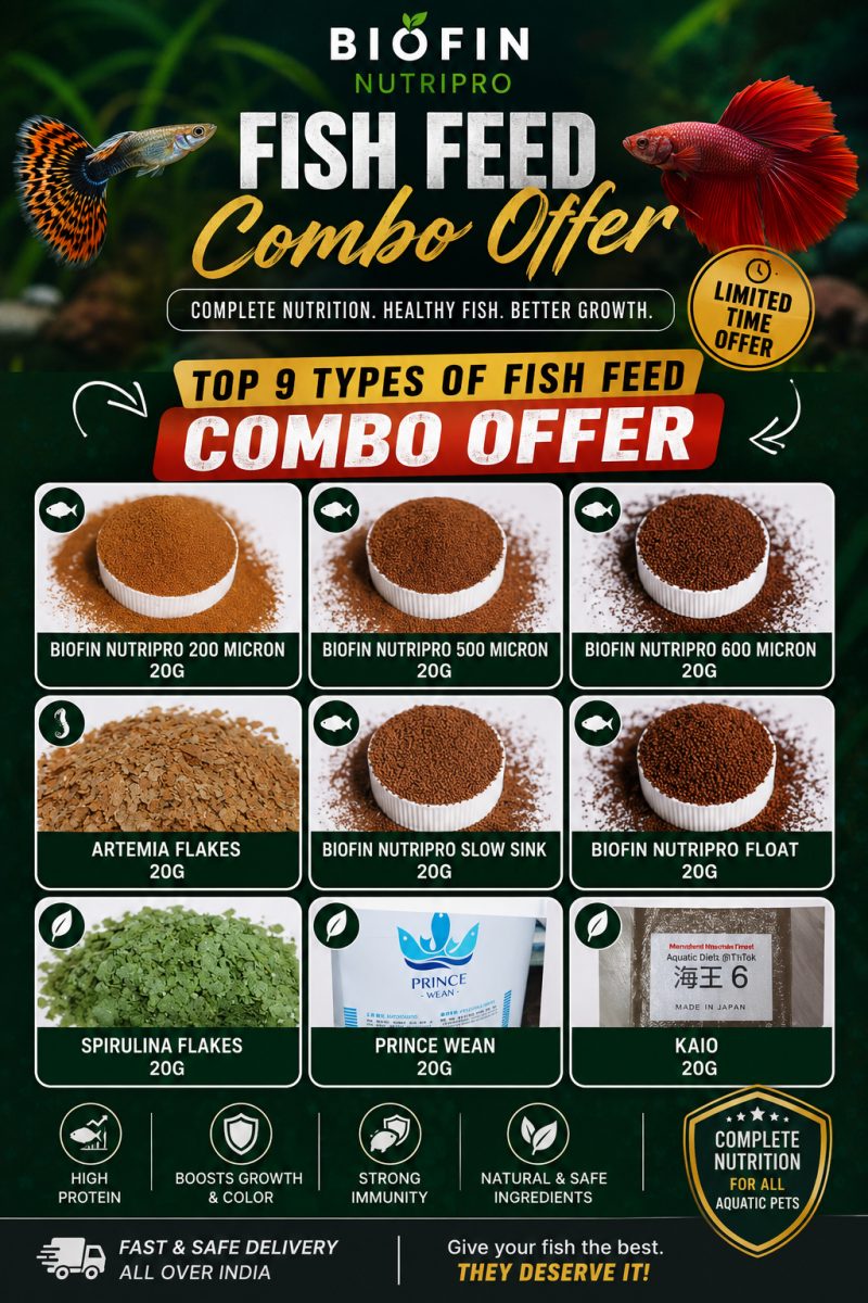 Top 7-Type fish feed Combo offer
