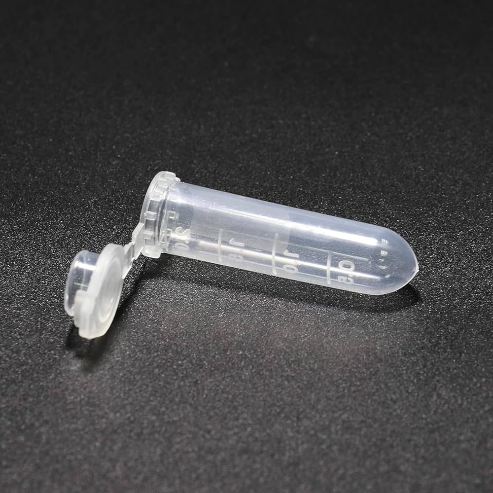 Baby brine shrimp storage container (collection tubes with caps)