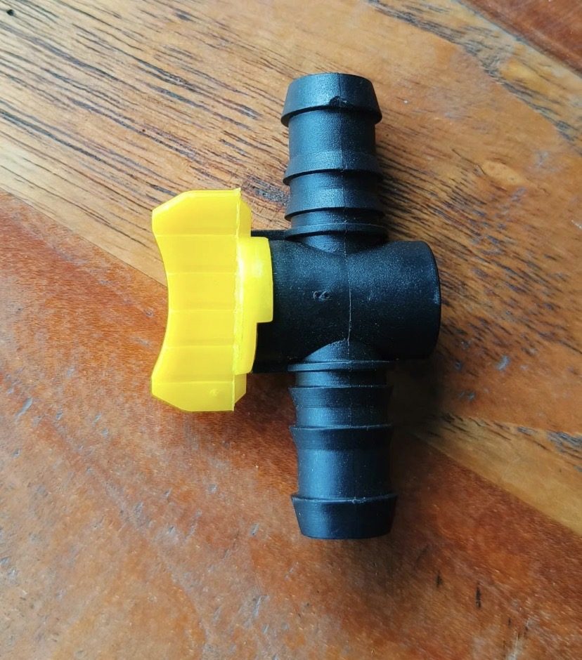 Connector with tap/16mm
