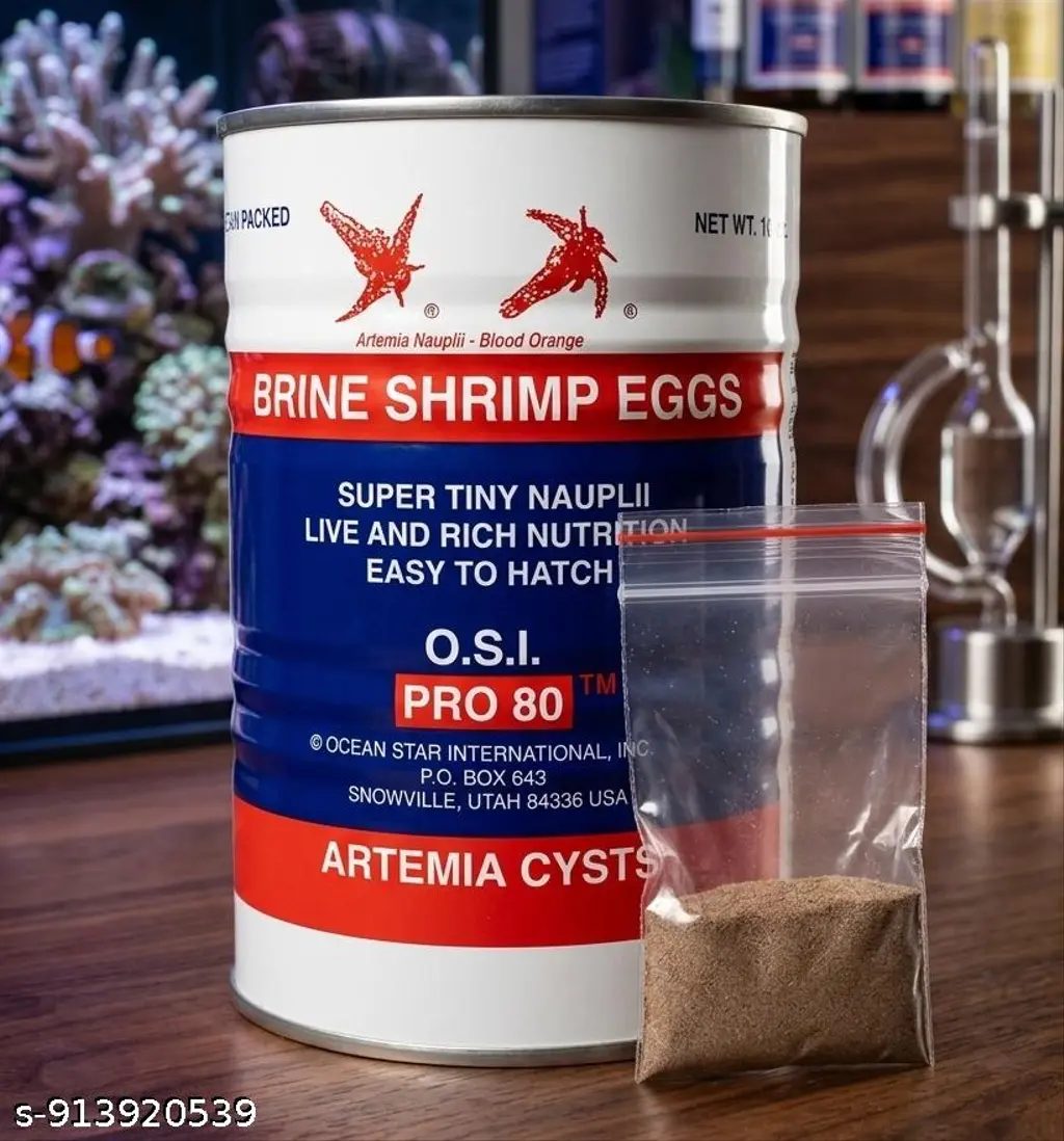Brine shrimp (iso red ring Artemia eggs)